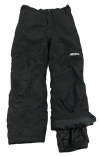 Černé šusťákové funkční oteplovačky Nevica