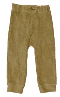 Béžové sametové žebrované kalhoty Nutmeg