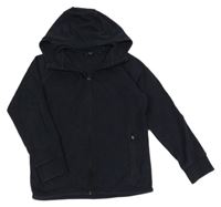 Tmavomodrá prepínaci mikina s kapucňou Next