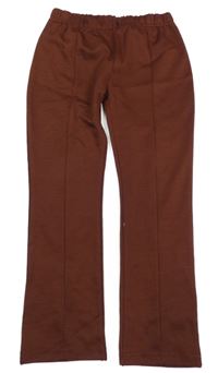 Hrdzavé teplákové nohavice Zeeman