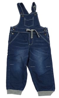 Tmavomodré teplákové laclové rifle Lupilu