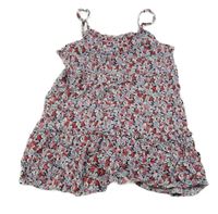 Farebné kvetované ľahké šaty Primark