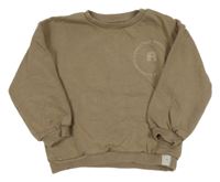 Béžová oversize mikina s nápisem F&F