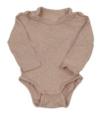 Starorůžové puntíkaté body Topomini