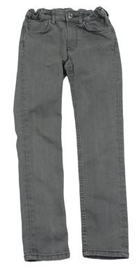 Šedé skiny fit rifle H&M