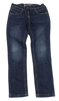 Tmavomodré skinny rifle zn. C&A