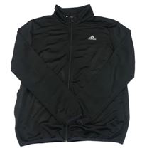 Černá propínací sportovní mikina Adidas