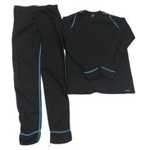 2Set - Černé thermo spodní triko + kalhoty CFLeX