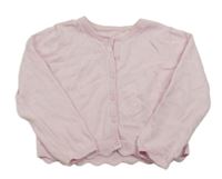 Svetloružový prepínaci crop sveter Matalan