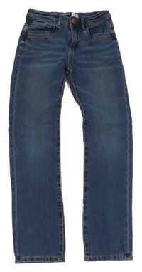 Modré slim teplákové rifle OKaïdi