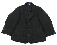 Čierne pruhované sako DUCK&DODGE