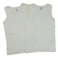 2x - Bílý nátělník H&M