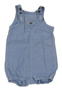 Modré plátenné na traké kraťasy s vreckom H&M