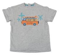 Sivé tričko s autobusom H&M