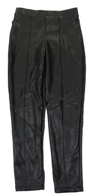 Čierne koženkové nohavice Matalan