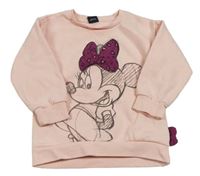 Ružová mikina s Minnie Primark