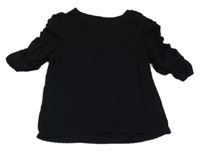 Čierne rebrované tričko zn. Old Navy