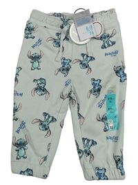 Nové - Svetlomodré tepláky so Stitchem Primark