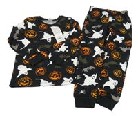 Nové - Černé pyžamo s halloweenským motivem Pep&Co