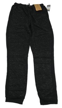 Černé melírované slim tepláky Primark