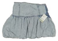 Nové - svetlomodrá rifľová balónová sukňa Denim Co.