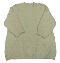 Smotanový vzorovaný sveter