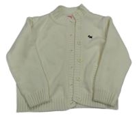 Smotanový prepínaci sveter s výšivkou