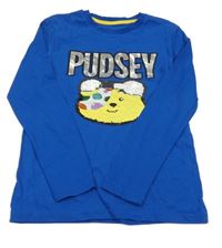 Modré triko s Pudsey z flitrů George