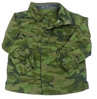 Army plátenná košeľová bunda