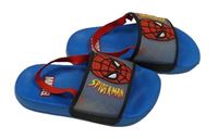 MOdré pantofle so Spidermanem a gumou za patu Marvel vel. 25