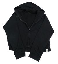 Čierna prepínaci crop mikina s kapucňou zn. George