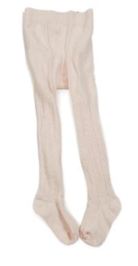 Světlerůžové vzorované punčocháče