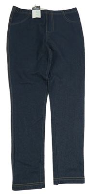 Nové - tmavomodré tregíny riflového vzhledu PRIMARK