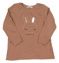 Staroružová tunika s králikom H&M