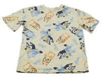 Béžové tričko s pejsky - Bluey H&M