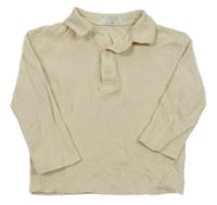 Béžové polo tričko H&M