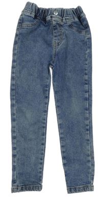 Svetlomodré skinny rifle Shein