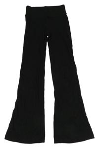 Černé flare legíny Bershka
