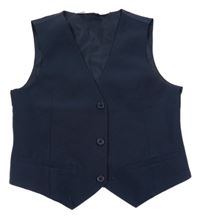 Tmavomodrá slavnostní vesta H&M