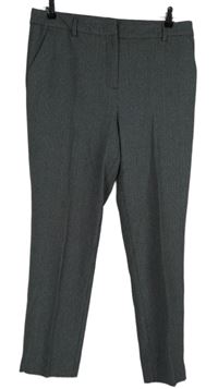 Dámské tmavomodré vzorované kalhoty TU 