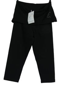 Nové - Dámske čierne capri legíny so sukní Esparto