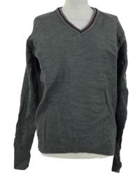 Pánsky tmavosivý sveter