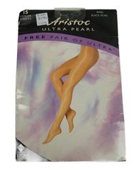 Nové - Dámské černé silonky