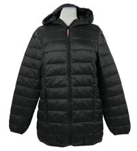 Dámská černá šusťáková prošívaná zimní bunda s kapucí Esmara