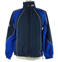 Dámská tmavomodro-modrá šusťáková sportovní bunda Erima 