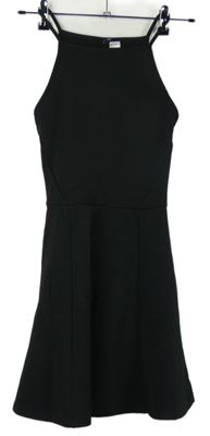 Dámske čierne vzorované šaty H&M