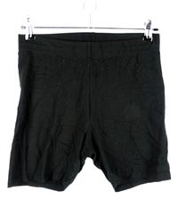 Dámské černé elastické kraťasy H&M