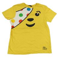 Žluté tričko s medvídkem Pudsey George