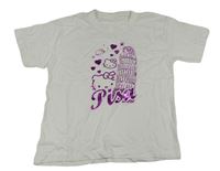 Biele tričko s Hello Kitty