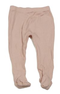 Světlerůžové žebrované polodupky Zara